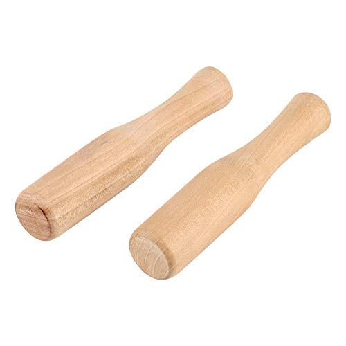 Raguso Maja de Madera Varilla de molienda de Alimentos Puré de Papas Hierbas Condimento Varilla de Maja Harina Purés Palitos de molienda 2 Piezas Herramienta de Cocina para Restaurante de Cocina