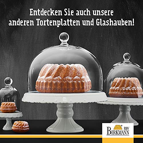 RBV Birkmann 441453 Cubierta para Tartas, Monótono, Ø 29 cm, Höhe 22,3 cm