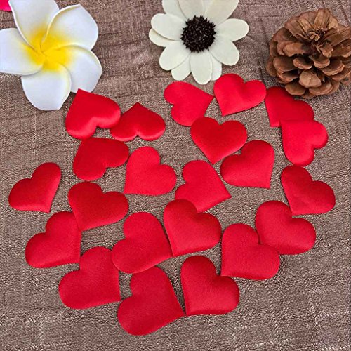 Regard L Forma 100PCS Diseño del Amor del corazón pétalos de la Flor Compromiso de la Boda del Confeti de la decoración de la Tabla
