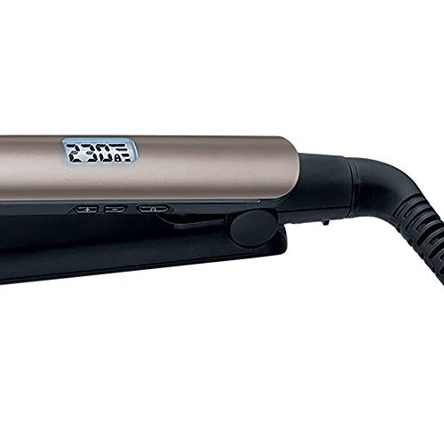 Remington S8540 Keratin Protect - Plancha de Pelo, Cerámica, Digital, Keratina y Aceite de Almendras, Resultados Profesionales, Marrón Oro