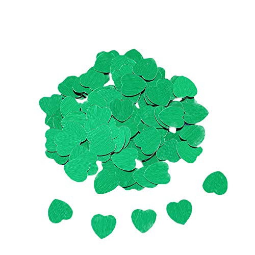 RENNICOCO Lentejuelas de Confeti con Purpurina en Forma de corazón de Amor para Decoraciones de Bodas