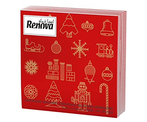 Renova Servilletas Navidad - 20 Servilletas de Papel