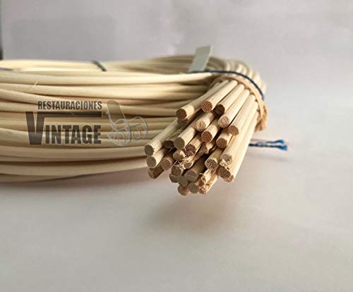 Restauraciones Vintage Médula de Junco para cestería Rollo de 500g (médula de 4 mm)