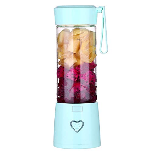 RISTARWH Exprimidor eléctrico portátilexprimidor de Taza exprimidor de Taza recargablelicuadora portátilviaje a casa450 ml,Sea Blue