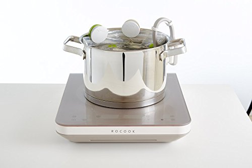 Rocook Pinzas para Bolsas Vacío, Blanco, 4.5x4.5x3 cm, 3 Unidades