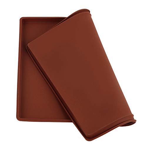 Rodillo suizo de la torta de Silicón antiadherente para hornear Mat Horno flexible Bandeja de horno para hornear Utensilios de cocina casera de la cocina para las galletas de la torta Barbacoa (S)