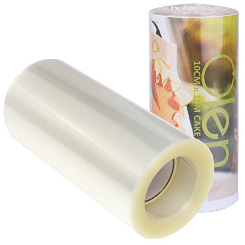 Rollo Acetato Transparente 10cm X 10m Rollo Acetato Pasteleria para Mousse Chocolate Horneando Utensilios de Pasteleria