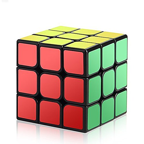 ROXENDA Speed Cube, Profesional 3x3x3 Speed Cube - Torneado rápido y Suave - Helado sólido y sin Etiquetas, el Mejor Juguete mágico 3D Puzzle: se vuelve más rápido Que el Original (T4)