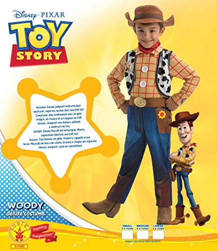 Rubie's Toy Story Woody - Disfraz de Toy Story de Disney para niños, talla M