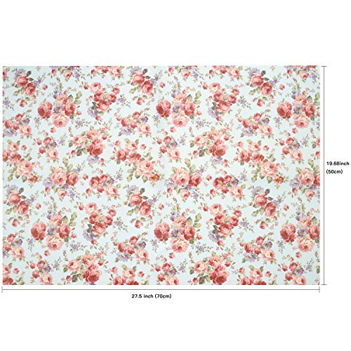 RUSPEPA Hojas De Papel Para Envolver Regalos - Boda De Diseño Floral, Cumpleaños, Día De La Madre, Felicitaciones - 8 Hojas Plegadas - 50 X 70 cm