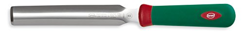 Sanelli Línea Premana Professional,Gubia para jamón Cm.20,Acero Inoxidable,Verde y Rojo,32.5x2.5x3.0 cm
