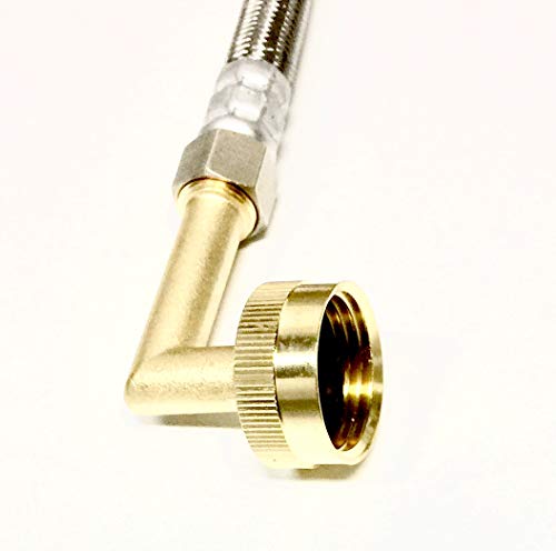 Shark Industrial Premium - Conector giratorio para lavaplatos (latón, 0,95 cm x 1,9 cm)