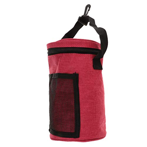 Sharplace Oxford Bolsa De Almacenamiento De Hilo De Tejer Sostenedor De Lana Madejas Agujas Organizador Cesta De Almacenamiento Bolsas De Asas para Ganchos De G - B 14.5 X 25cm