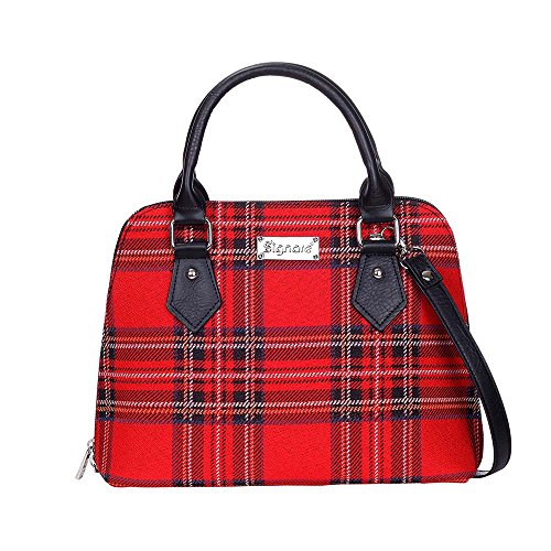 Signare Tapiz Mochila Bandolera Bolsos pequeños para Mujer con diseño de patrón de Moda (Royal Stewart Tartan)