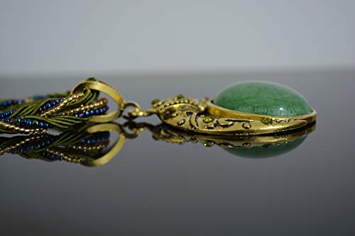 Signore-Signori Handmade Antique Verde Retro Collar del sueño, Vintage Joyería Viene en una Caja de Regalo También Disponible en Rojo y Turquesa Colores a Comprobar Nuestra Tienda Online