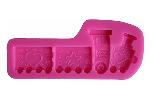 Silicona Forma Baby Tren Locomotora de Galletas Fondant decoración para Tartas Pastel Hornear