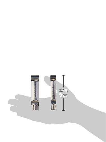 silikomart 73.428.99.0001 - Wonder Crimper 28 Pinza para decoración de Pasta de azúcar y Pasteles Irregular Close Cloud Acero INOX