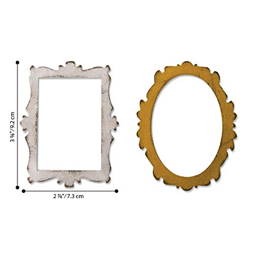 Sizzix Troquel Bigz 664440 Marcos Decorativos de Tim Holtz, Multicolor, Talla única