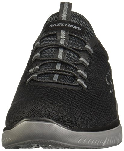 Skechers Men's Summits Trainers, Black (Black/Charcoal), 9 UK (43 EU)
