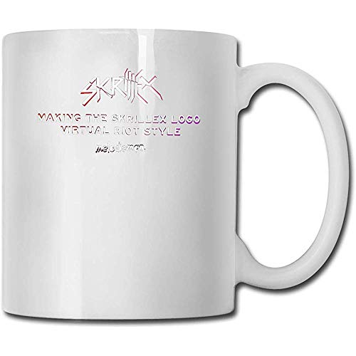 Skrillex Recess imprime las mejores ideas de regalos para el día del padre para tazas de café Taza divertida de regalo de Navidad Taza de bebida de personalidad (330 ml)