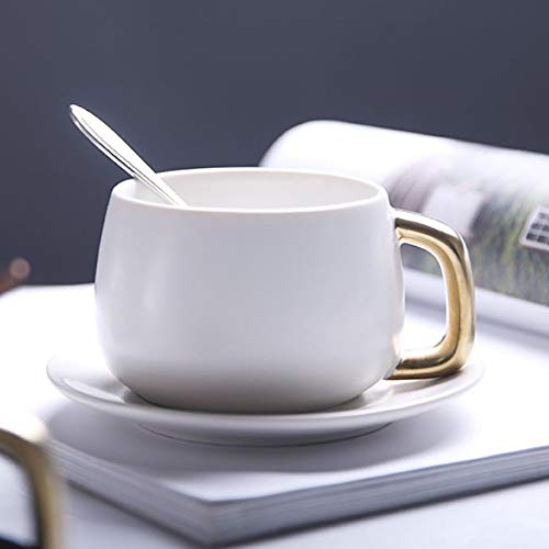 Skyout Tazas Ceramica,los Amantes De La Taza De Café Taza De Leche para El Hogar Taza De Oficina Regalo De CerámicaTazas Platos De Loza Regalo