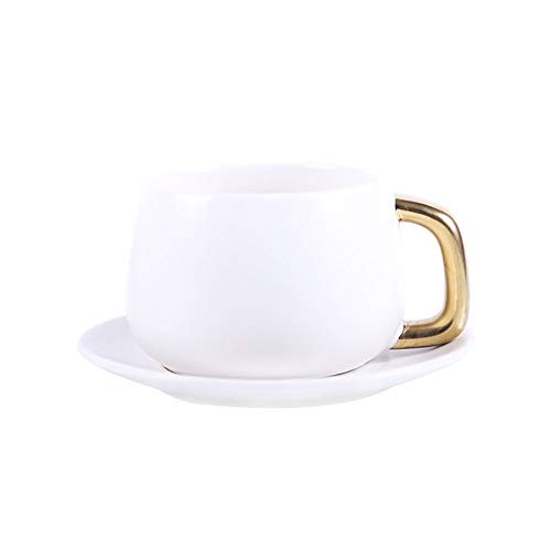 Skyout Tazas Ceramica,los Amantes De La Taza De Café Taza De Leche para El Hogar Taza De Oficina Regalo De CerámicaTazas Platos De Loza Regalo