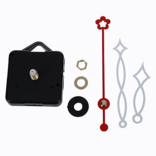 SODIAL(R) Maquinaria de Reloj Aguja Minutera Blanca Segundera Roja Herramienta Artesania