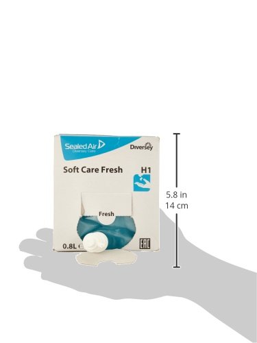 Soft Care 6960300 Jabón para Las Manos sin Perfume ni Colorantes Adecuado para Áreas de Manipulación de Alimentos, 0.8L