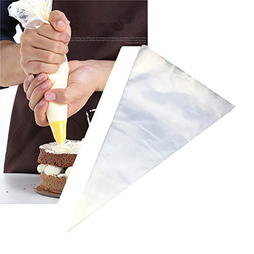 Songlela Manga Pastelera Desechable, 50 Piezas 12'' Mangas Pasteleras para Decoración, Formación de Hielo Bolsas de Repostería para Postre Decoraciones Cupcakes, Pastel, Macarrón et Galletas, 3