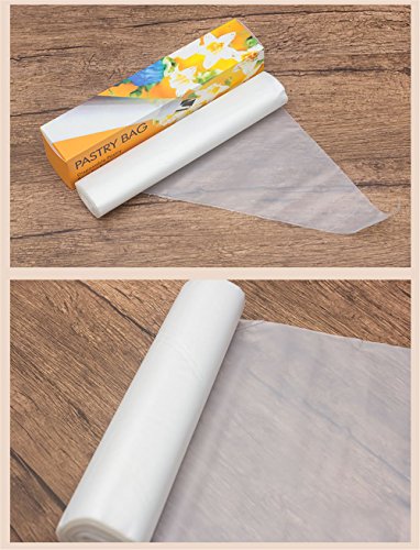 Songlela Manga Pastelera Desechable, 50 Piezas 12'' Mangas Pasteleras para Decoración, Formación de Hielo Bolsas de Repostería para Postre Decoraciones Cupcakes, Pastel, Macarrón et Galletas #10