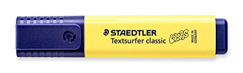 STAEDTLER 364 C100 VE Rotulador Fluorescente Textsurfer Classic, Marcador de Color Amarillo Girasol