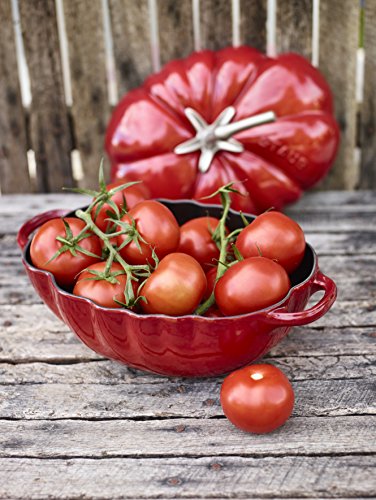STAUB Cocotte Tomate 25 cm Kirschrot Forma, Hierro Fundido