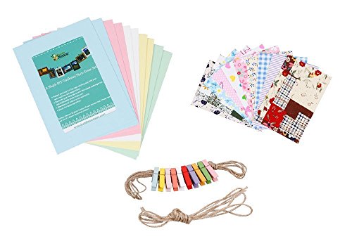 STONCEL - Set de marcos para fotos de papel con pegatinas y pinzas - Para fotos de 10 x 15 cm