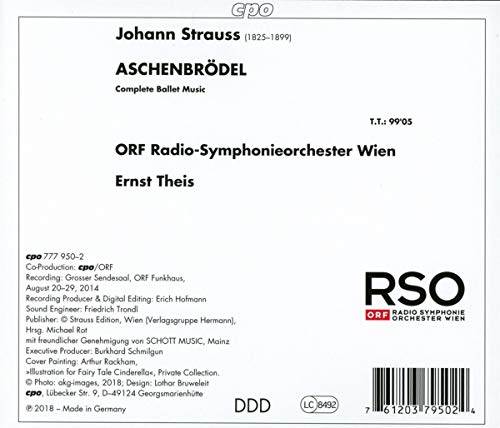 Strauss: Aschenbrodel [ORF Radio-Symphonieorchester Wien; Ernst Theis] [Cpo: 777950-2]