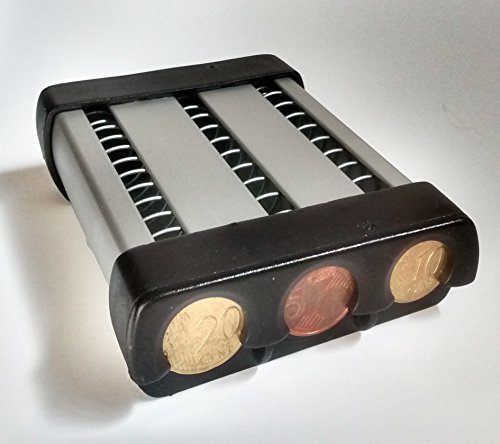 SU-CAMBIO Portamonedas Euro metálico Taxi, Monedero Taxista, Camarero, repartidor, EUROBOX