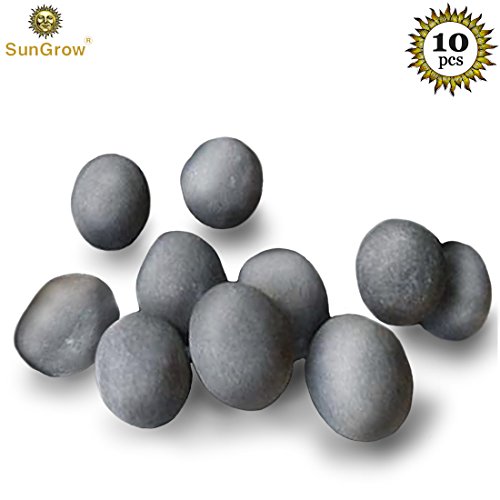 SunGrow Bolas minerales, 18 g, bolas de turmalina ricas en calcio para un equilibrio perfecto, decoración de acuario para peceras, 10 unidades