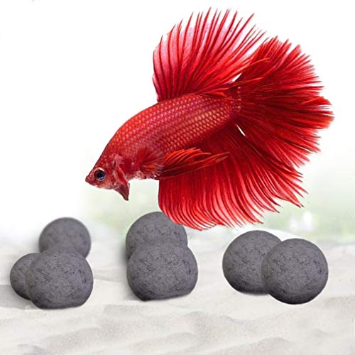 SunGrow Bolas minerales, 18 g, bolas de turmalina ricas en calcio para un equilibrio perfecto, decoración de acuario para peceras, 10 unidades