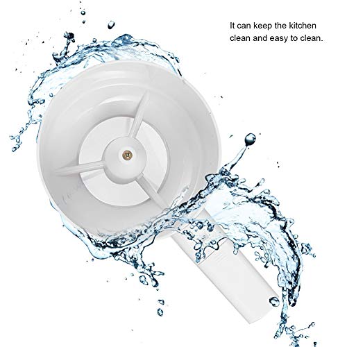 Tamiz de harina eléctrico Tamiz de mano Operador a batería Colador de plástico Forma de vaso Polvo Coctelera Cocina Hornear Pastelería