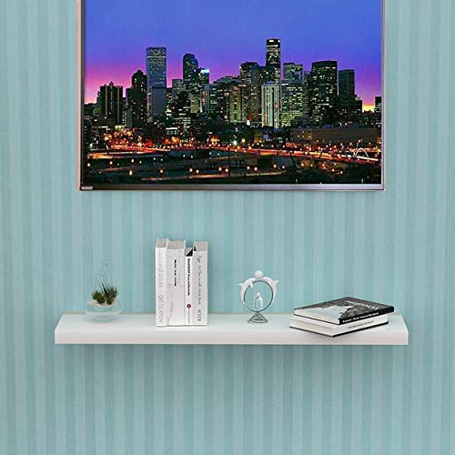 TANBURO Estante Flotante Estanterías de Pared Decoración 80x23.5x3.8 cm Blanco