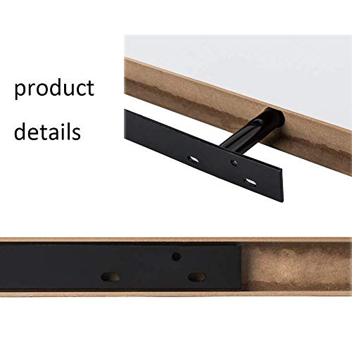 TANBURO Estante Flotante Estanterías de Pared Decoración 80x23.5x3.8 cm Blanco