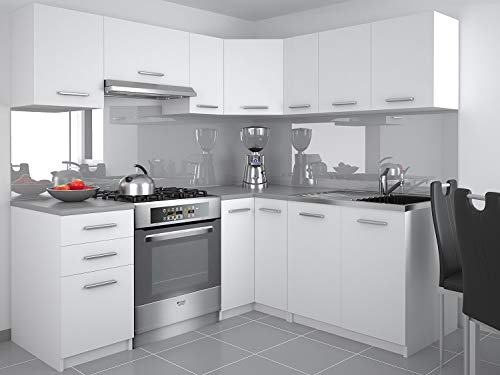 Tarraco Comercial Muebles de Cocina Completa Lidia Blanco 360 cm