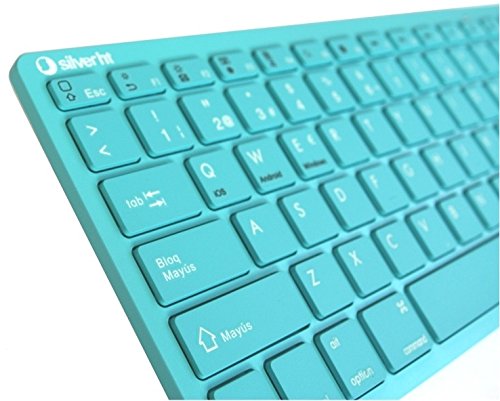 Teclado Wireless Turquesa