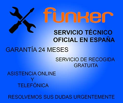 Teléfono Móvil Funker - C65 Negro Easy Plus- para Personas Mayores con botón SOS y Base cargadora. Cámara de Fotos y Agenda con Fotocontactos.