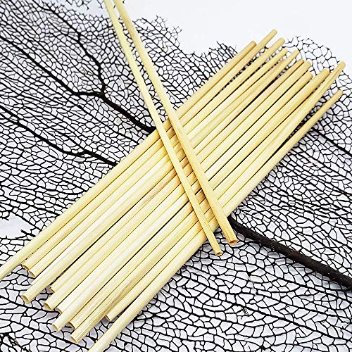 Terra Tu Pajitas de Trigo Naturales orgánicas Eco pajitas biodegradables Reutilizables ecológicas 20cm de Largo 100pcs Alternativa al Metal plástico y Silicona
