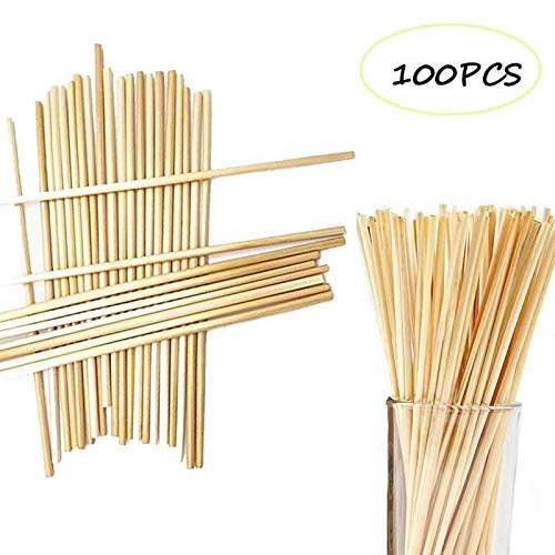 Terra Tu Pajitas de Trigo Naturales orgánicas Eco pajitas biodegradables Reutilizables ecológicas 20cm de Largo 100pcs Alternativa al Metal plástico y Silicona