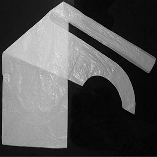TEVISE 100pcs / Set de Limpieza desechable Delantal Delantales Transparentes Delantal de Cocina fácil Cocina para Manipulación de Alimentos y Uso Doméstico