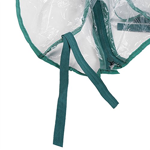 Tienda de invernaderos, planta portátil de PVC Casa verde Mini plantas de flores cálidas Hogar cubierta vegetal resistente al agua para la plantación de jardinería en exteriores e interiores (sin sopo