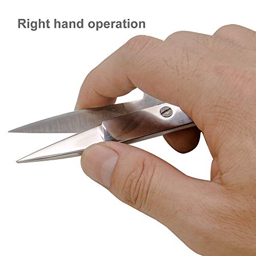 Tijeras Corta-hilos Cortador de hilo de acero al carbono con cubierta de cabeza roja 12 cm