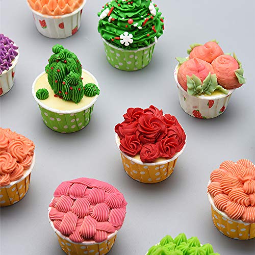 tingz Juego de 52 Piezas de decoración de Pasteles, Kits de Puntas de boquillas de Torta,48 boquillas de tubería de Acero Inoxidable y más Accesorios para Pastel DIY