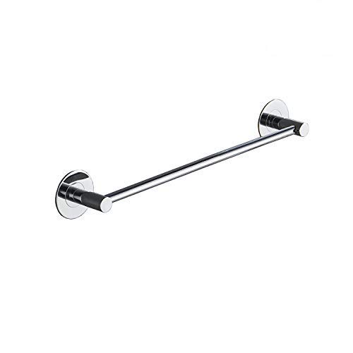 Toallero Baño Adhesivo 30 cm, Acabado Pulido, Acero Inoxidable